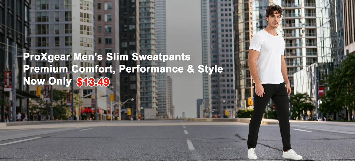 ProXgear Men's Slim Sweatpants: Premium Comfort, Performance & Style – Now Only $13.49