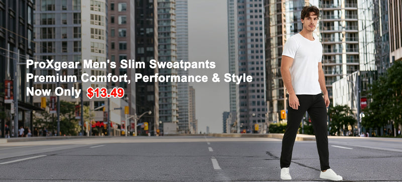 ProXgear Men's Slim Sweatpants: Premium Comfort, Performance & Style – Now Only $13.49