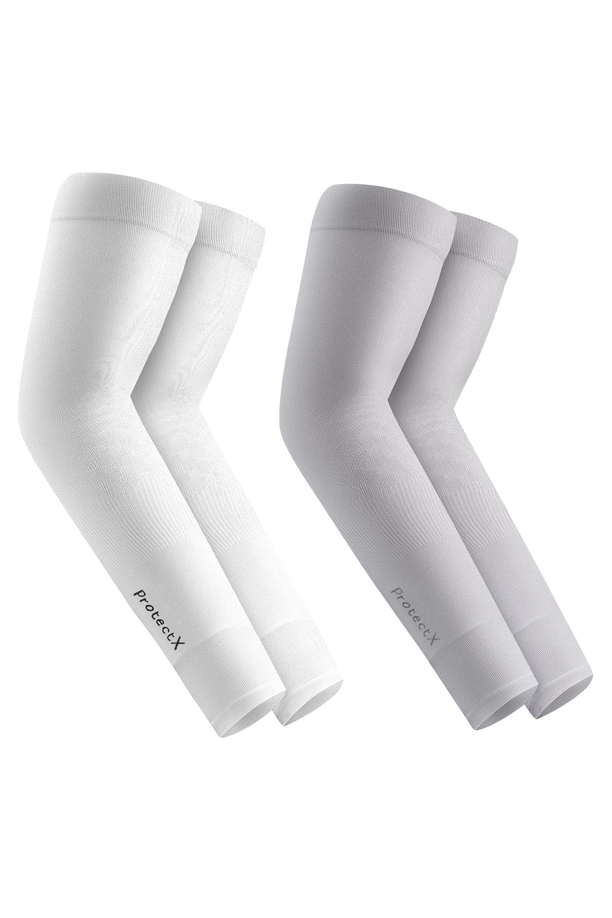 ProtectX Sun Protection UV Cooling Arm Sleeves for Men Women - Breathable, Moisture-Wicking, Compression